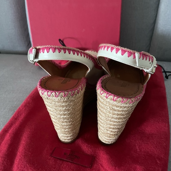 VALENTINO Garavani Wedges Espadrilles 39.5 us 9 - Picture 6 of 16